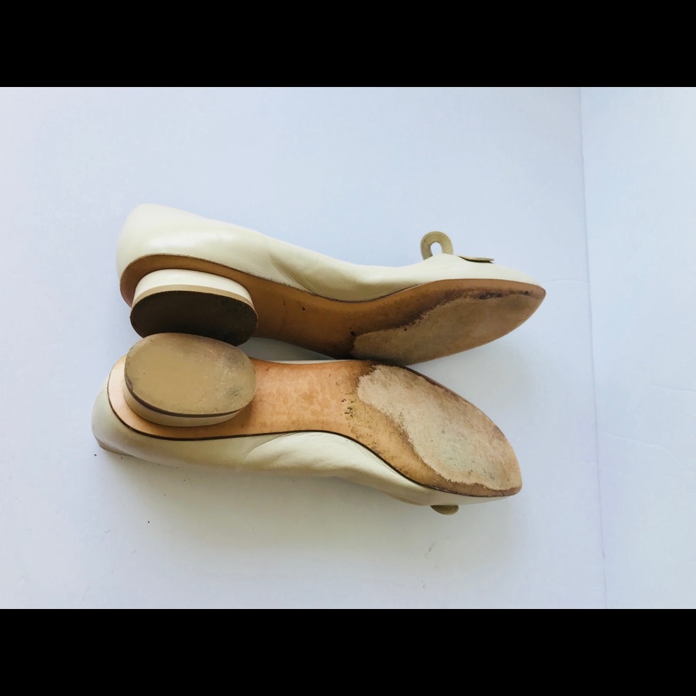 Stuart Weitzman Cream Shoes Size 7 M - Picture 7 of 8